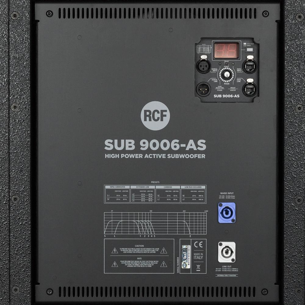 SUB BAJO RCF SUB 9006-AS ACTIVO