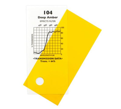 FILTRO PLIEGO CHRIS JAMES Nº104 DEEP AMBER