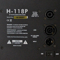 Sub-bajo activo MRS H-118 P