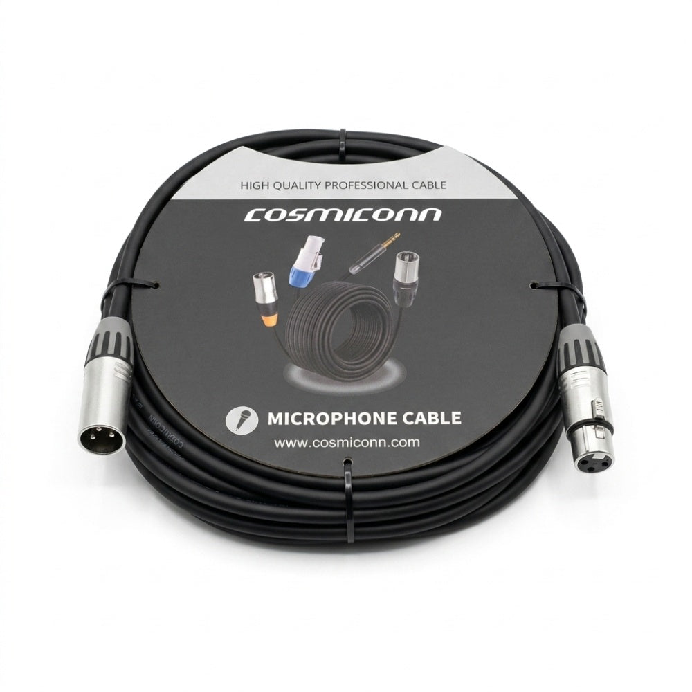 Cable de microfono Seetronic XLR 15 Mts CMC222AS-MF3-MM3-15MTS