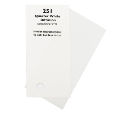 FILTRO PLIEGO CHRIS JAMES Nº251 1/4 WHITE DIFFUSION