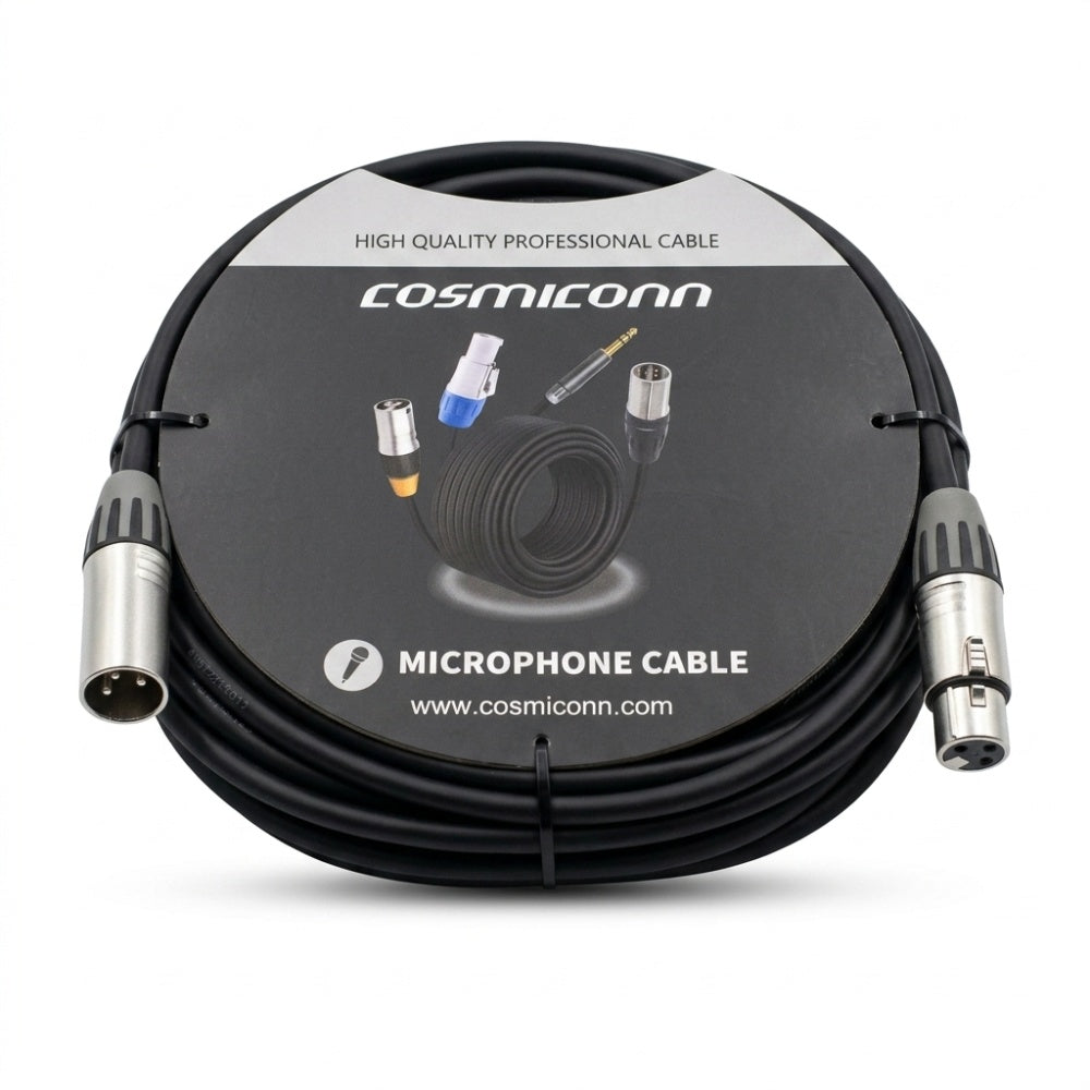 Cable de microfono Seetronic XLR 15 Mts CMC222AS-MF3-MM3-15MTS