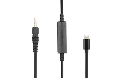 Cable adaptador mini plug a conector lightning Saramonic UTC-C35