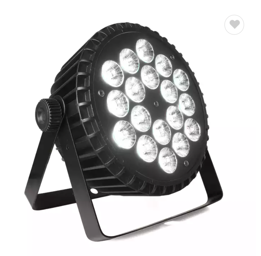PAr LED 18x15 RGBWA+UV SLIM 6IN1 Glowing