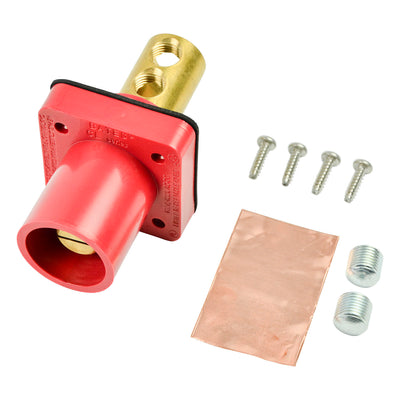 Conector Marinco Macho panel Entrada 400A / 600V Macho - Rojo