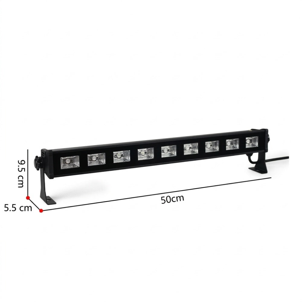Barra LED UV 9x3w Glowing Lightings