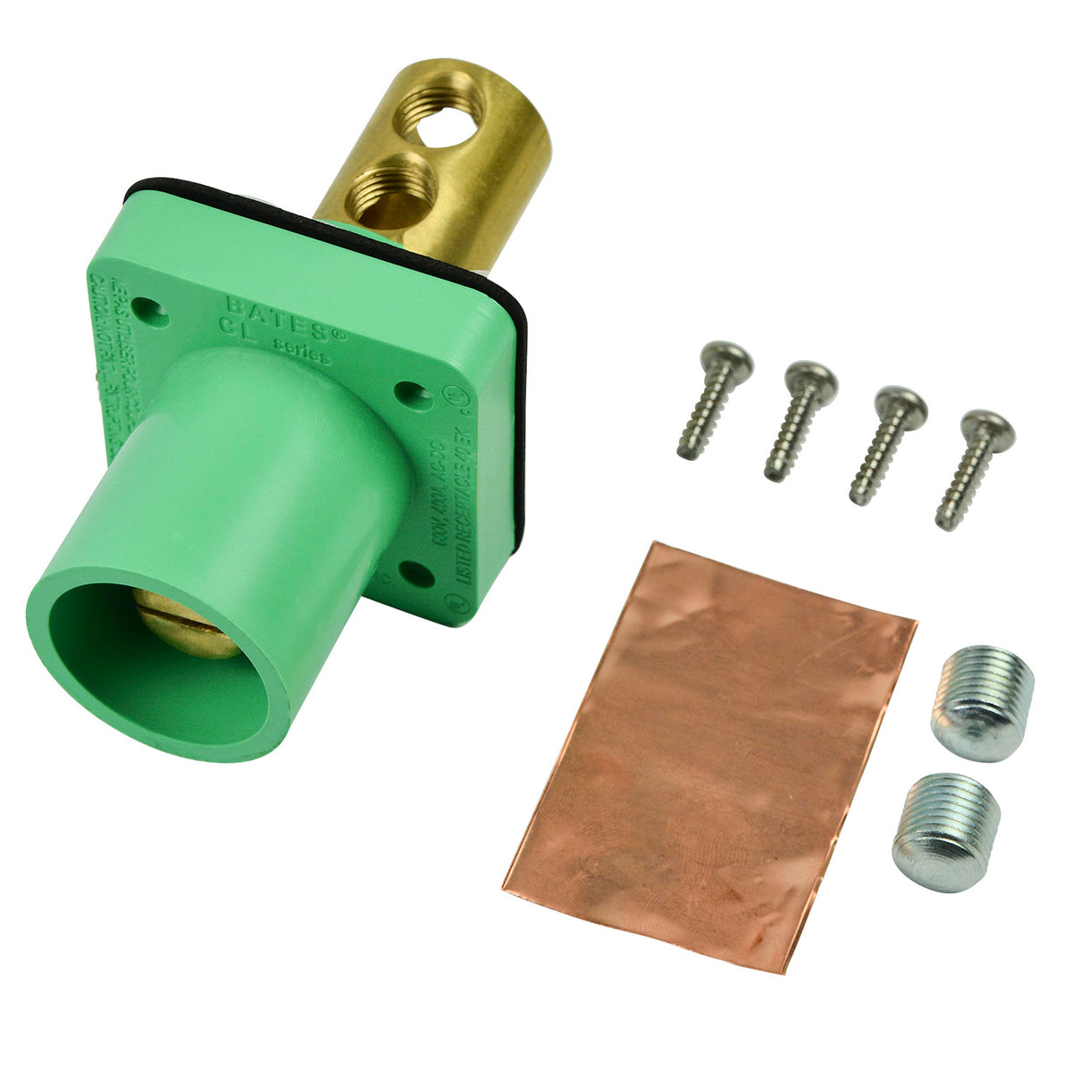 Conector Marinco Macho panel Entrada 400A / 600V Macho - Verde