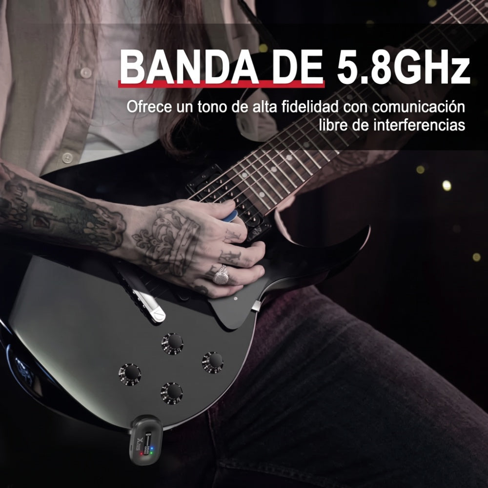 XVIVE A58 MAHOGANY – Sistema Inalámbrico para Guitarra y Bajo