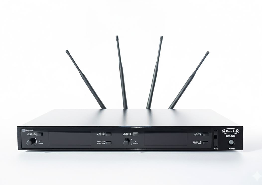 Micrófono inalambrico doble de mano PRODB QR-802
