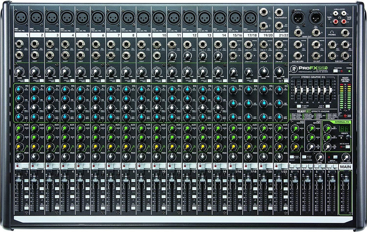 MEZCLADOR MACKIE PRO FX22 V2