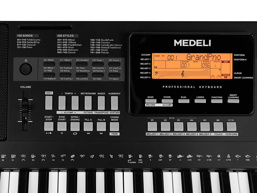 TECLADO MEDELI A300