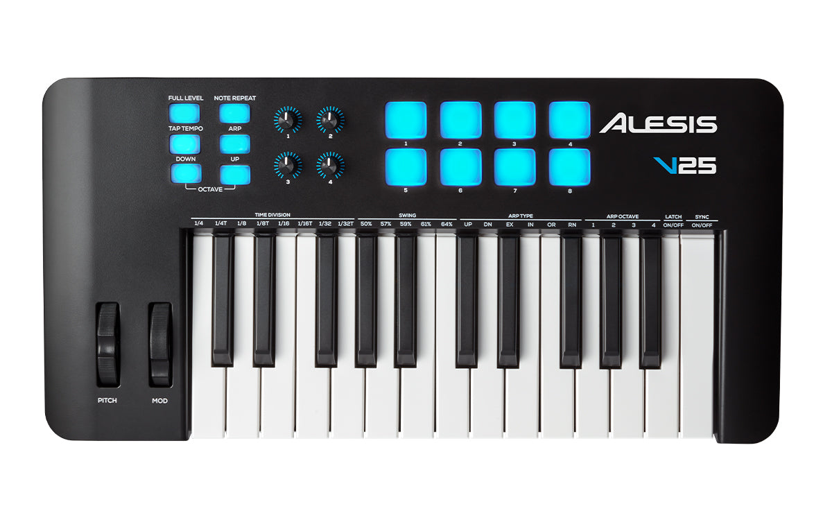 Alesis V25 MKII - Teclado Controlador Midi