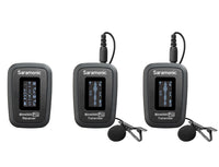 Microfono lavalier inalámbrico ULTRA PORTABLE UHF SARAMONIC BLINK500 PRO2 PACK
