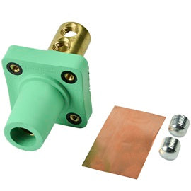 CAMLOCK MARINCO 400A HEMBRA VERDE PANEL CLS40FRB-E