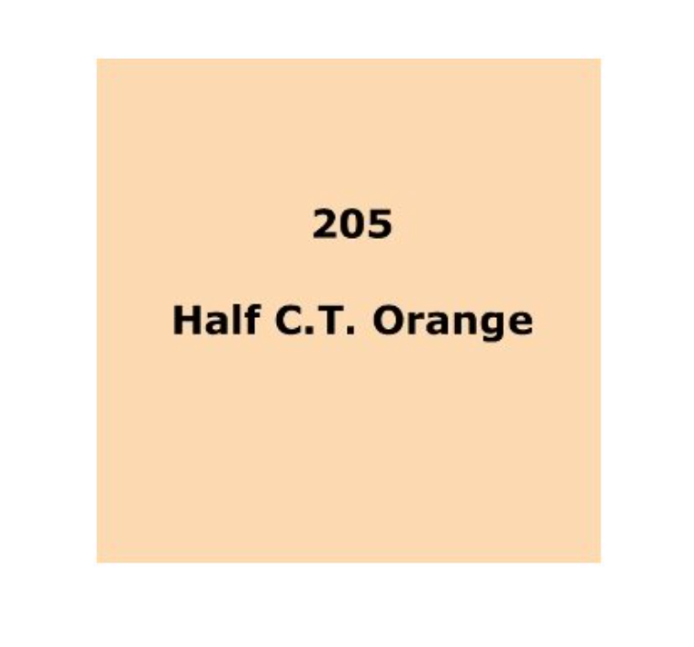 FILTRO PLIEGO CHRIS JAMES N°205 HALF CT ORANGE 50CM X 60CM