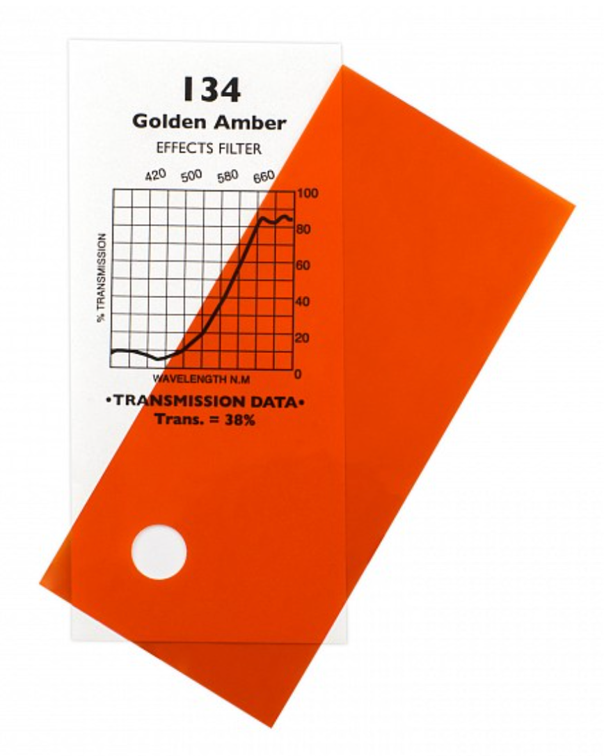 FILTRO PLIEGO CHRIS JAMES N°134 Golden Amber 50X120CM