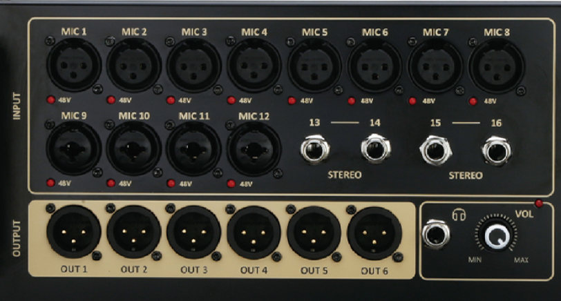 Mixer Digital PRODB DB16 Rackeable