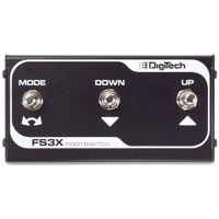 Pedal Footswitch de 3 botones Digitech FS3X 
