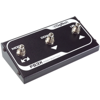 Pedal Footswitch de 3 botones Digitech FS3X 