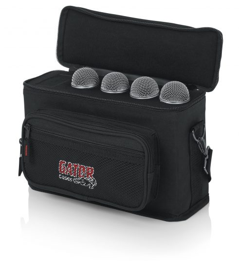 Bolso acolchado GATOR GM-4 para 4 micrófonos