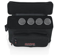 Bolso acolchado GATOR GM-4 para 4 micrófonos