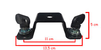Omega clamp para cabeza movil con soporte para giro Plastico