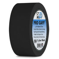 Cinta Gaffer de tela PRO GAFF Negro mate PROTAPE