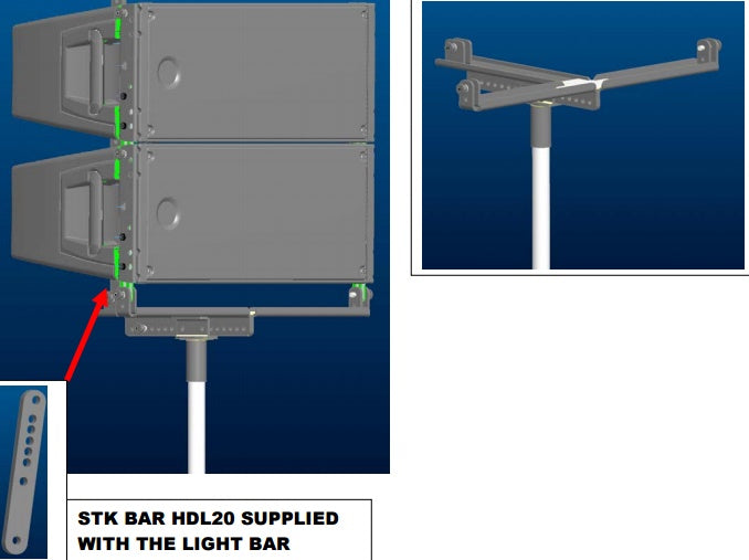Fly bar light RCF HDL20