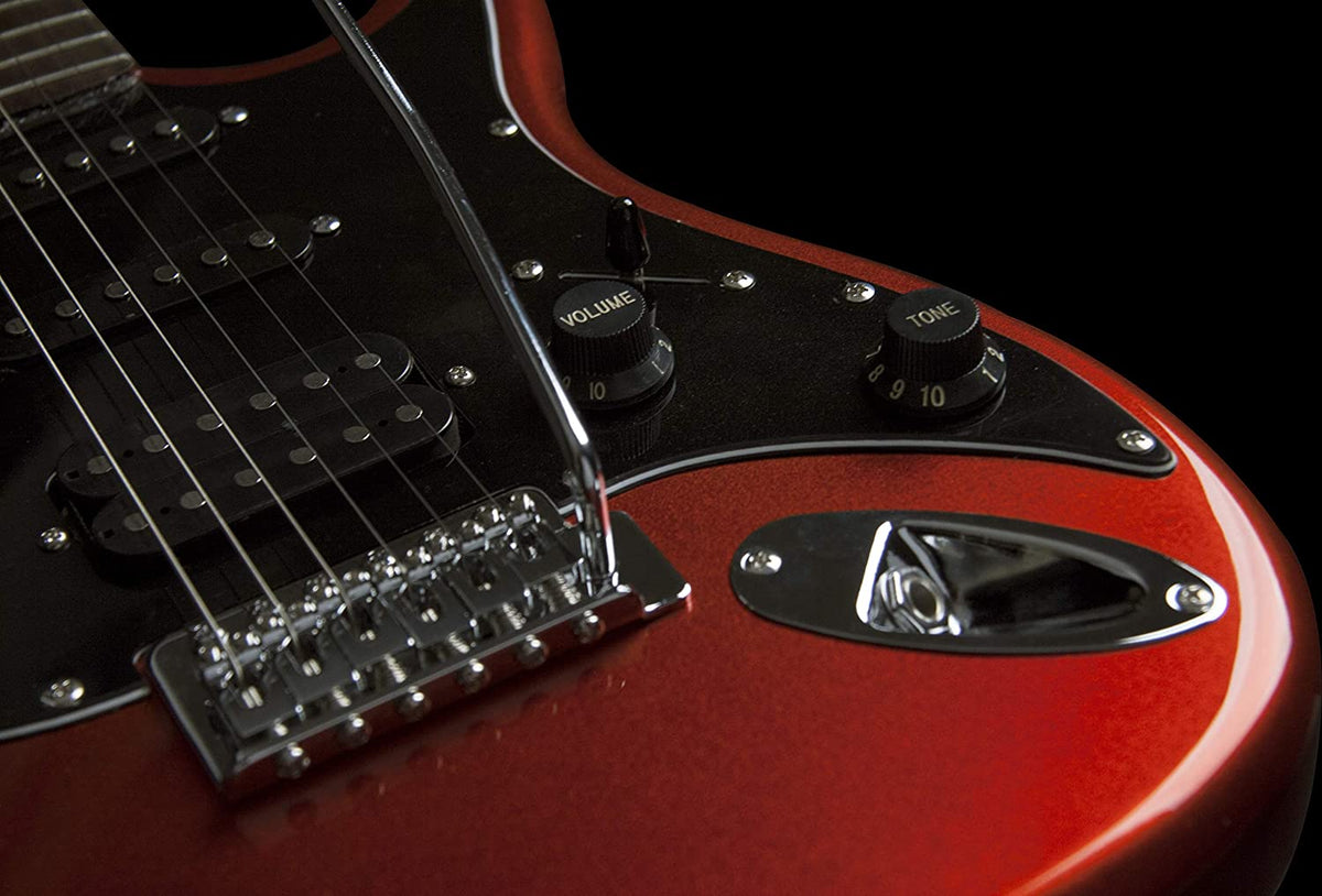 GUITARRA ELECTRICA WASHBURN S2HMRD ROJA 6 CUERDAS