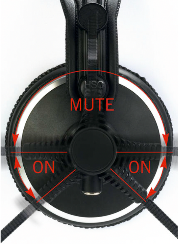 Auriculares profesionales AKG HSD271 con micrófono dinámico (Cable no incluido)