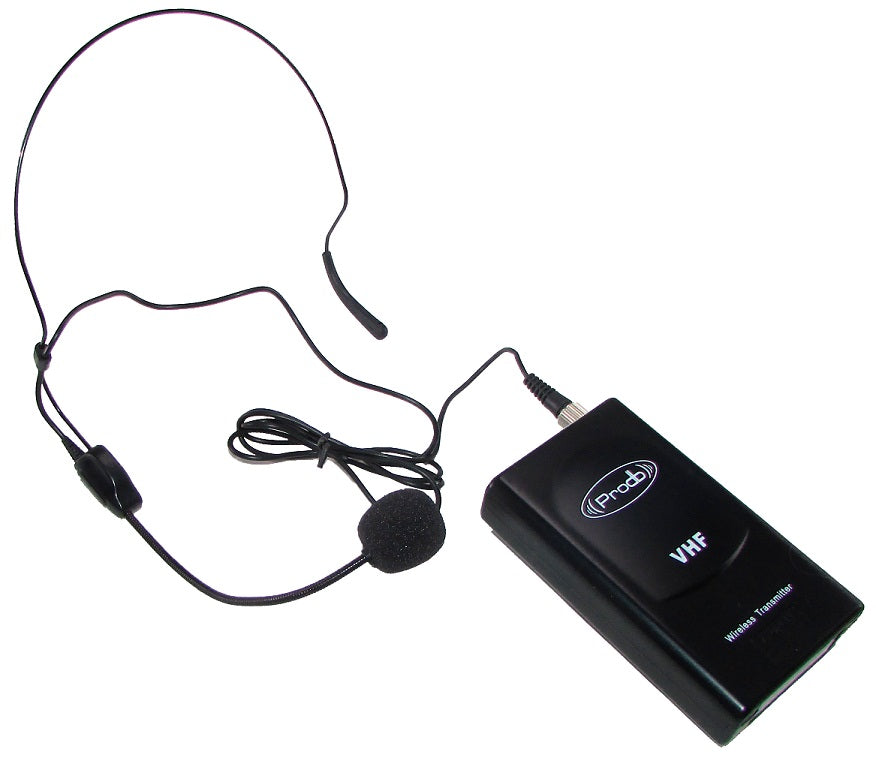 Sistema Inalámbrico VHF con microfono de cintillo Prodb
