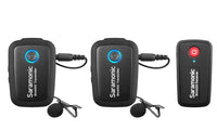 Microfono lavalier inalámbrico ULTRA PORTABLE UHF SARAMONIC BLINK500 B2 PACK