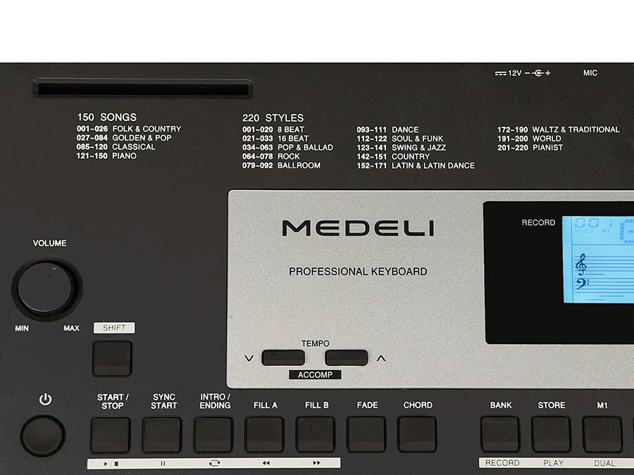 TECLADO MEDELI M331