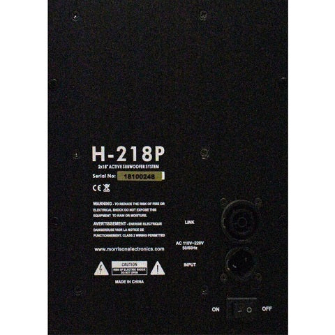 Sub bajo activo MRS H-218 P