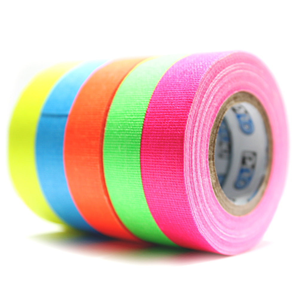 Pack de bolsillo Cinta Gaffer PROTAPES 5 colores fluor