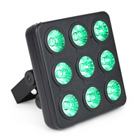 FOCO PAR LED SQUARE 9X4W RGBW GLOWING SQUARE209