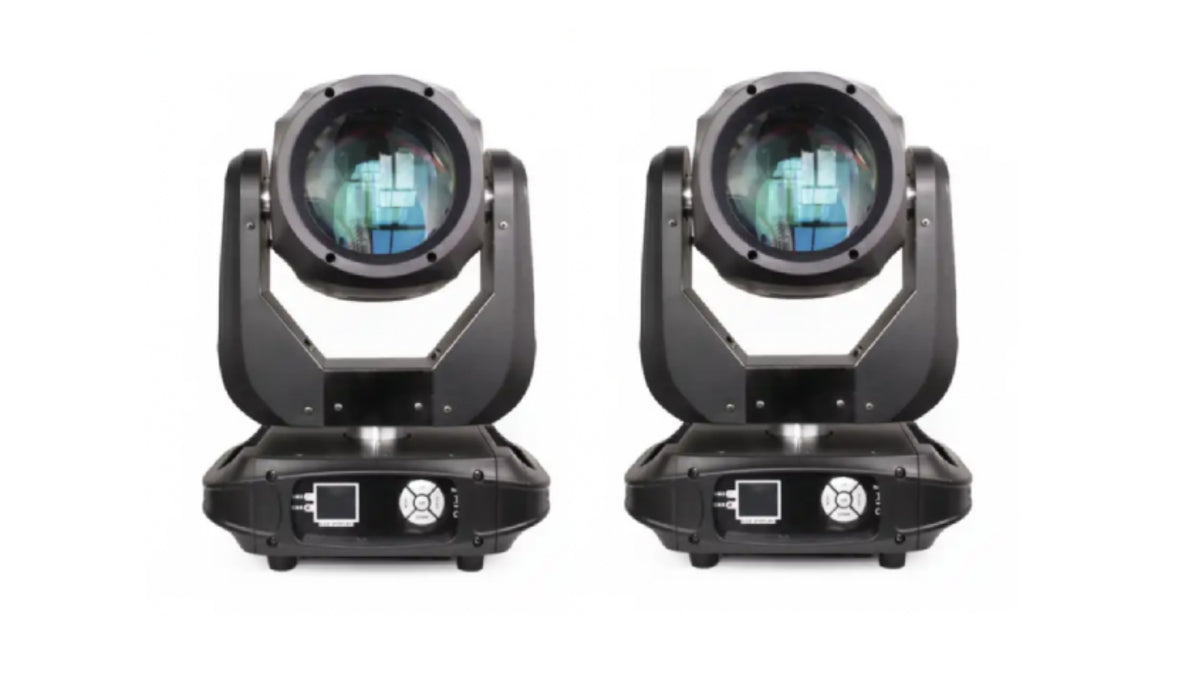 Pack 02 Cabezas Móvil 12R 311W BEAM Glowing C/ Case Doble