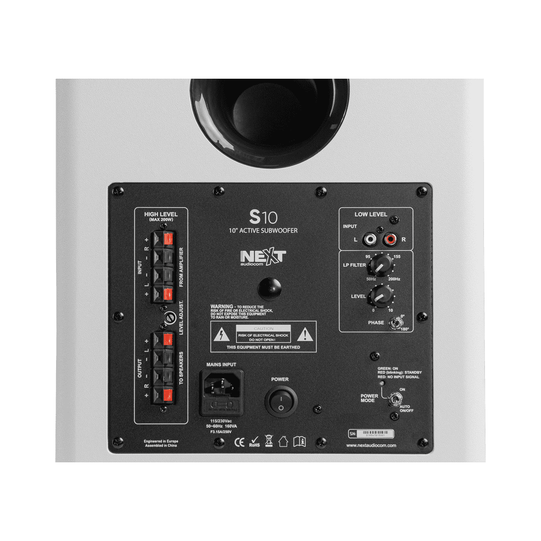 SUB BAJO ACTIVO NEXT AUDIOCOM S10 W