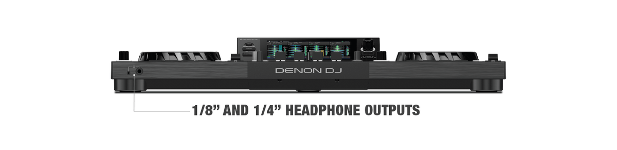 Denon Dj - SC LIVE 4 Controlador de DJ independiente todo en uno mezclador de 4 canales, Amazon Music Unlimited Streaming, Wi-Fi, altavoces, serato DJ y virtual DJ compatible