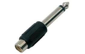 Adaptador RCA a PLUG 1/4 mono