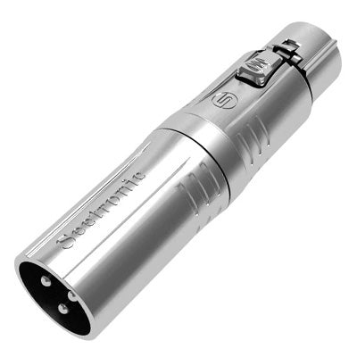 ADAPTADOR SEETRONIC MA3M5F XLR 3 MACHO A XLR 5 HEMBRA