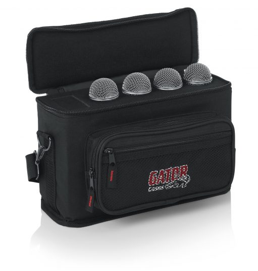 Bolso acolchado GATOR GM-4 para 4 micrófonos