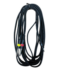 Cable Miniplug Estéreo a Dos Plug ¼ Mono 5 Mtrs Prodb - Urdile