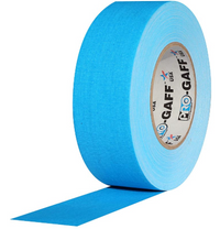 Cinta Gaffer PROTAPES azul flúor 2″X 45m