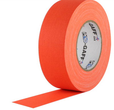Cinta Gaffer PROTAPES Naranja flúor 2"X45M