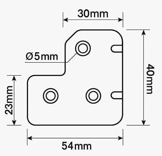 Clamp tipo cuadrado alargado VV1080 - Urdile