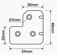 Clamp tipo cuadrado alargado VV1080 - Urdile