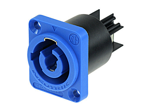 Conector chasis PowerCON 20A Neutrik azul