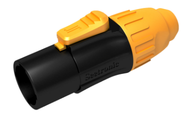 CONECTOR SEETRONIC SAC3MX POWERCOM VOLANTE MACHO IP65 16A/250V PARA USO OUTDOOR
