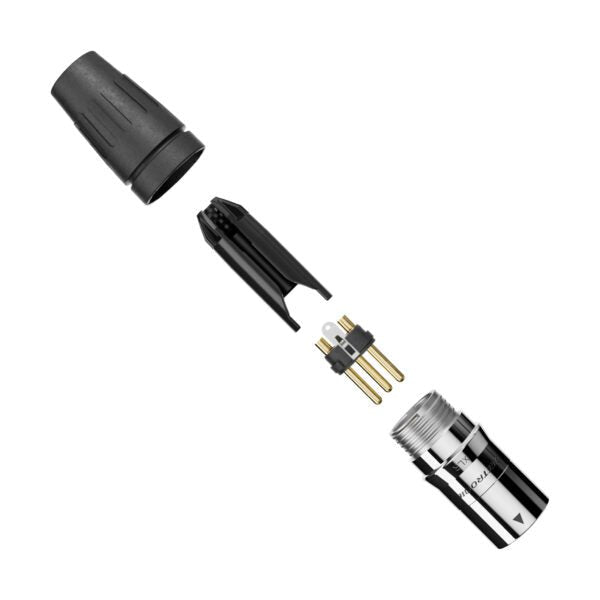 CONECTOR SEETRONIC SCHM3 XLR METALICO VOLANTE MACHO - Urdile